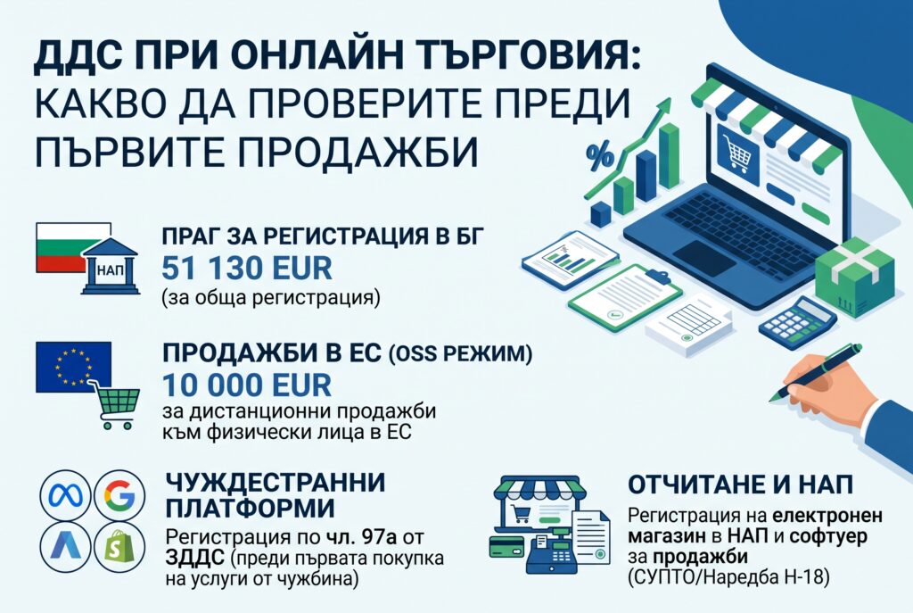 ДДС при онлайн търговия